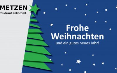 METZEN Industries wünscht frohe Weihnachten!