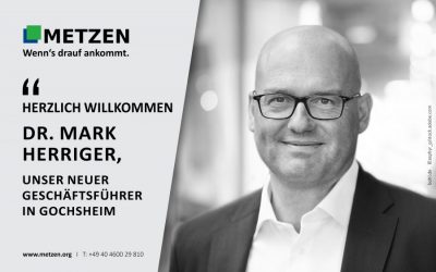 Willkommen Dr. Mark Herriger im METZEN Team!